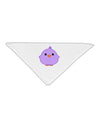 Cute Little Chick - Purple Adult 19&#x22; Square Bandana by TooLoud-Square Bandanas-TooLoud-White-One-Size-Adult-Davson Sales