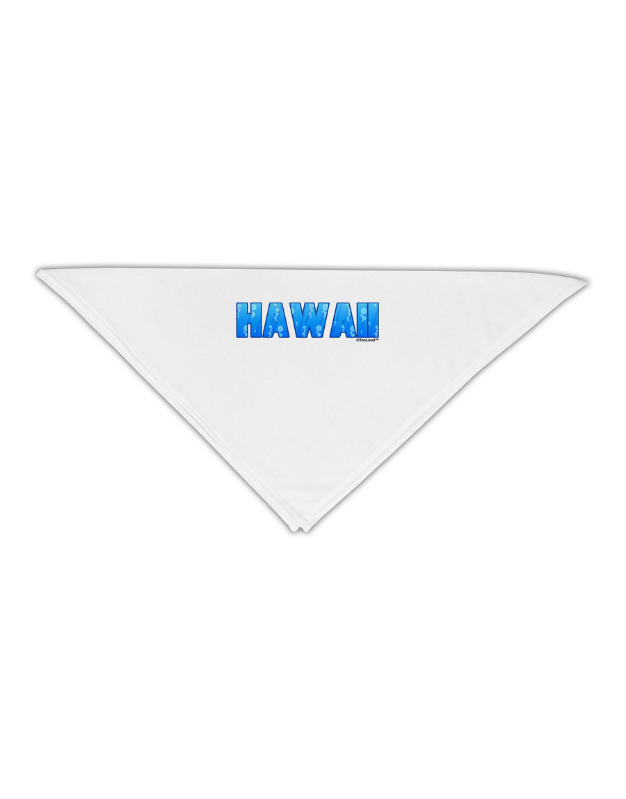 Hawaii Ocean Bubbles Adult 19&#x22; Square Bandana by TooLoud-Square Bandanas-TooLoud-White-One-Size-Adult-Davson Sales