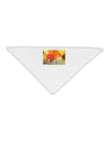 Colorado - Autumn Text Adult 19&#x22; Square Bandana-Square Bandanas-TooLoud-White-One-Size-Adult-Davson Sales