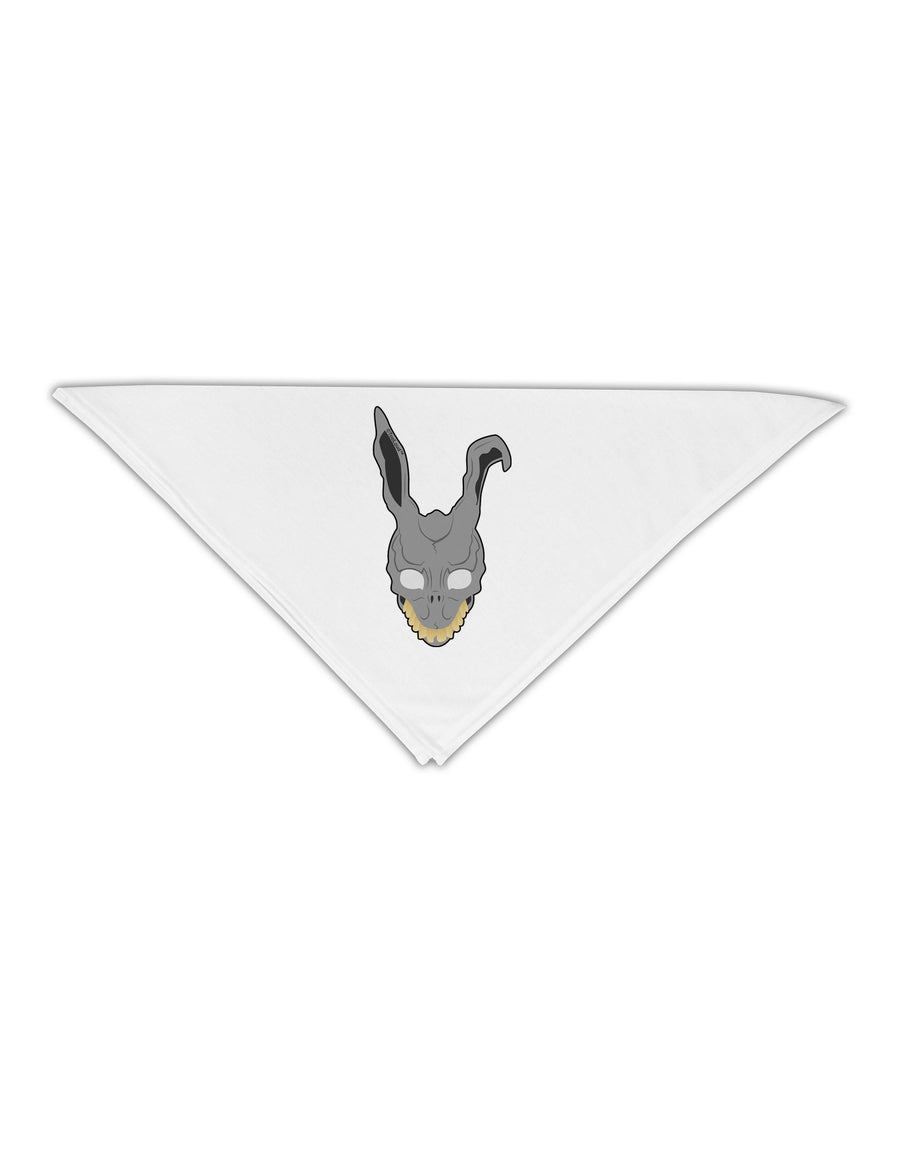 Scary Bunny Face Adult 19&#x22; Square Bandana-Square Bandanas-TooLoud-White-One-Size-Adult-Davson Sales