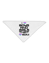 I Heart Boys and Girls That Heart EDM Adult 19&#x22; Square Bandana-Square Bandanas-TooLoud-White-One-Size-Adult-Davson Sales