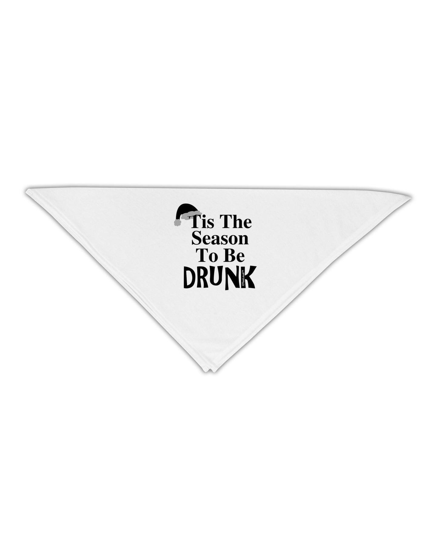 Season To Be Drunk BnW Adult 19" Square Bandana-Square Bandanas-TooLoud-White-One-Size-Adult-Davson Sales