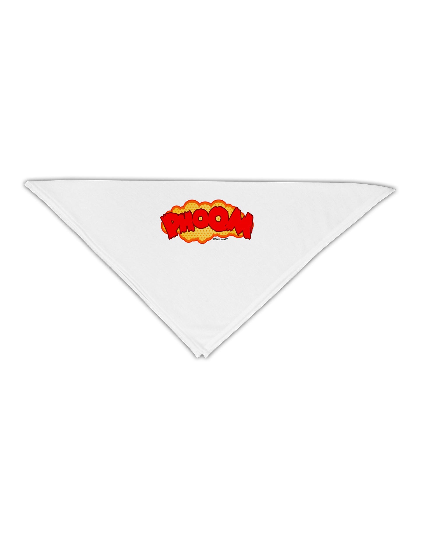 Onomatopoeia PHOOM Adult 19" Square Bandana-Square Bandanas-TooLoud-White-One-Size-Adult-Davson Sales