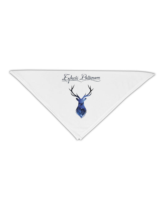 Expecto Patronum Space Stag Adult 19&#x22; Square Bandana-Square Bandanas-TooLoud-White-One-Size-Adult-Davson Sales