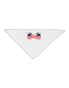 Blushing Anime Eyes Adult 19&#x22; Square Bandana-Square Bandanas-TooLoud-White-One-Size-Adult-Davson Sales