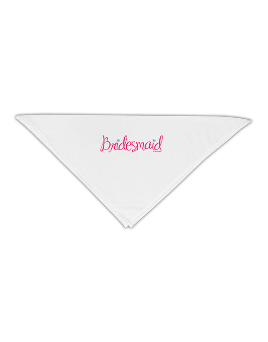 Bridesmaid Design - Diamonds - Color Adult 19&#x22; Square Bandana-Square Bandanas-TooLoud-White-One-Size-Adult-Davson Sales