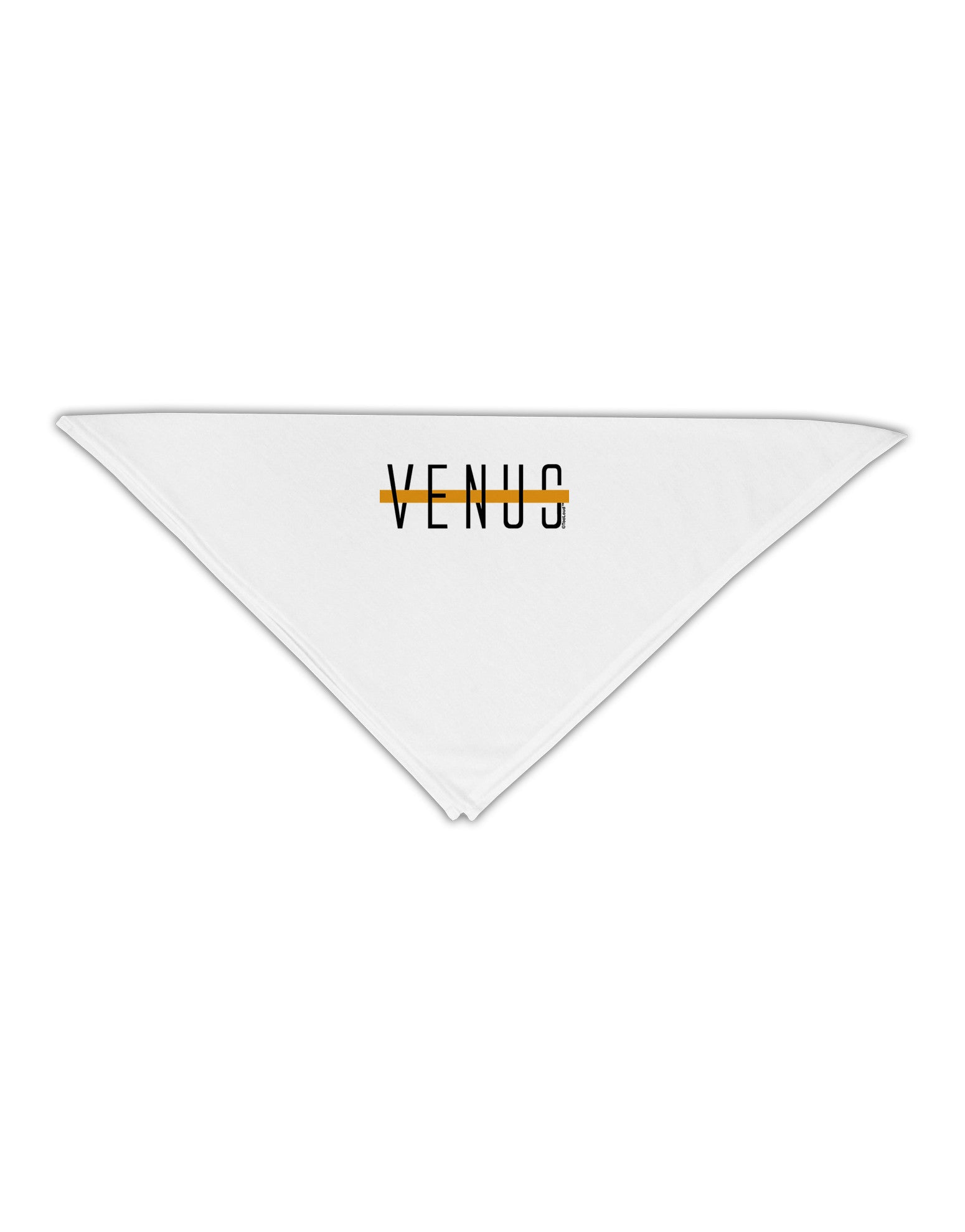 Planet Venus Text Only Adult 19" Square Bandana-Square Bandanas-TooLoud-White-One-Size-Adult-Davson Sales