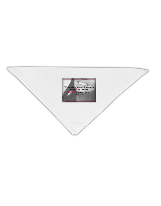 Where Smiles Mark Twain Adult 19" Square Bandana-Square Bandanas-TooLoud-White-One-Size-Adult-Davson Sales