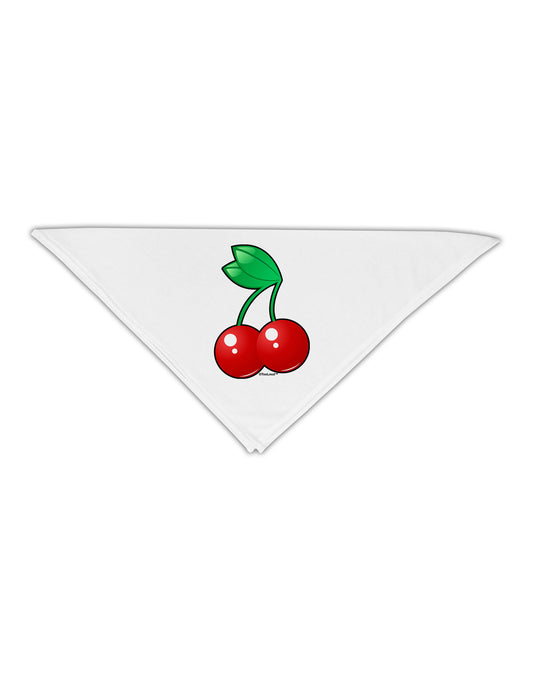 Cherries Adult 19&#x22; Square Bandana-Square Bandanas-TooLoud-White-One-Size-Adult-Davson Sales