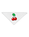 Cherries Adult 19&#x22; Square Bandana-Square Bandanas-TooLoud-White-One-Size-Adult-Davson Sales