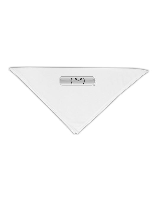 Happy FaceText Bubble Adult 19&#x22; Square Bandana-Square Bandanas-TooLoud-White-One-Size-Adult-Davson Sales
