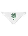 Celtic Knot 4 Leaf Clover St Patricks Adult 19&#x22; Square Bandana-Square Bandanas-TooLoud-White-One-Size-Adult-Davson Sales