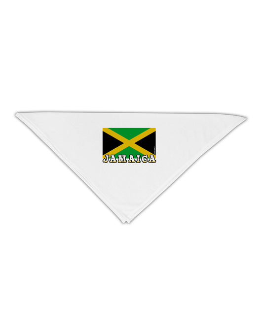 Jamaica Flag Adult 19&#x22; Square Bandana-Square Bandanas-TooLoud-White-One-Size-Adult-Davson Sales