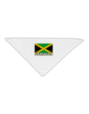 Jamaica Flag Adult 19&#x22; Square Bandana-Square Bandanas-TooLoud-White-One-Size-Adult-Davson Sales