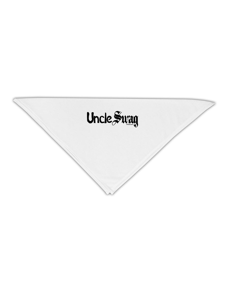 Uncle Swag Text Adult 19&#x22; Square Bandana by TooLoud-Square Bandanas-TooLoud-White-One-Size-Adult-Davson Sales