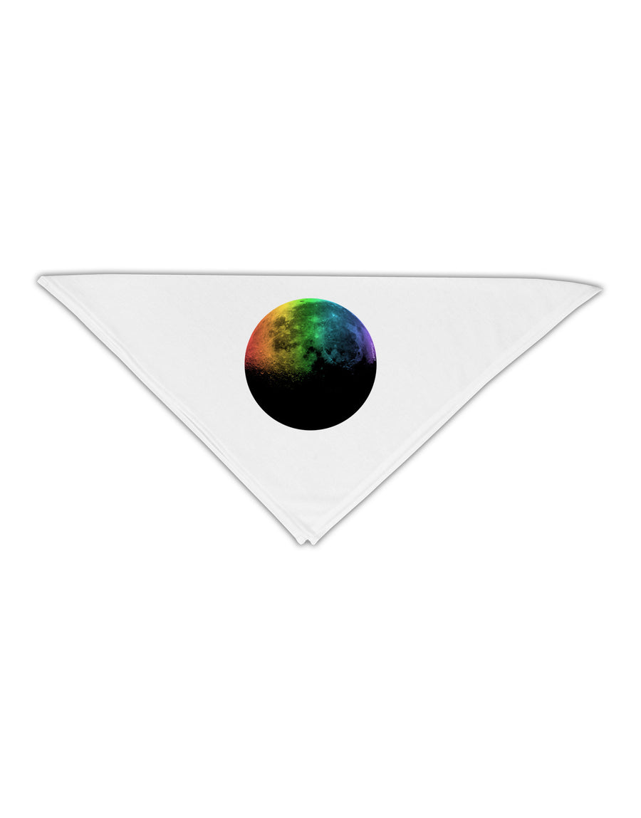 Rainbow Moon Adult 19&#x22; Square Bandana-Square Bandanas-TooLoud-White-One-Size-Adult-Davson Sales