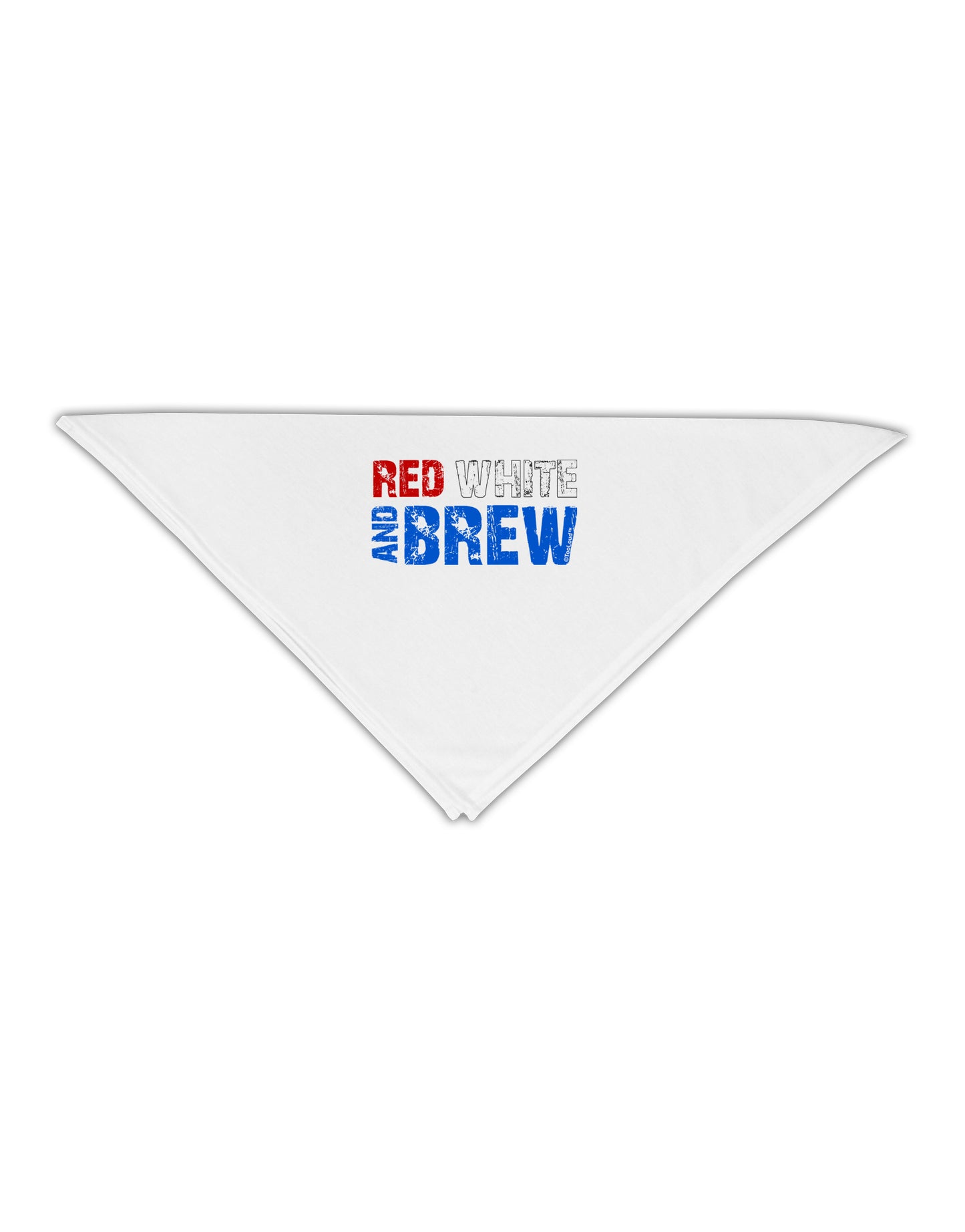 Red White and Brew Color Adult 19" Square Bandana by TooLoud-Square Bandanas-TooLoud-White-One-Size-Adult-Davson Sales