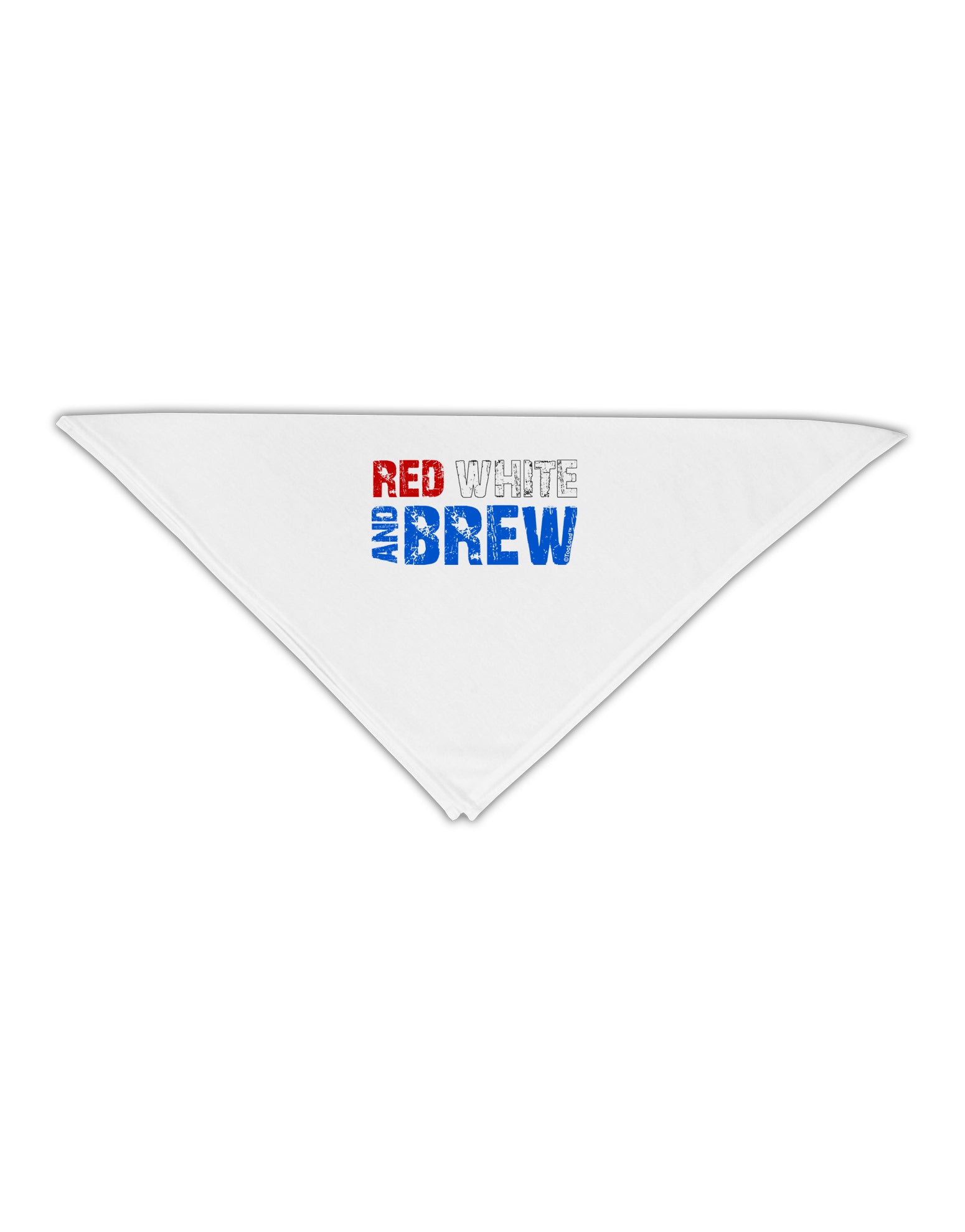 Red White and Brew Color Adult 19" Square Bandana by TooLoud-Square Bandanas-TooLoud-White-One-Size-Adult-Davson Sales