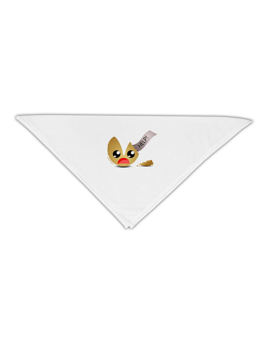 Dismembered Fortune Cookie Adult 19&#x22; Square Bandana-Square Bandanas-TooLoud-White-One-Size-Adult-Davson Sales