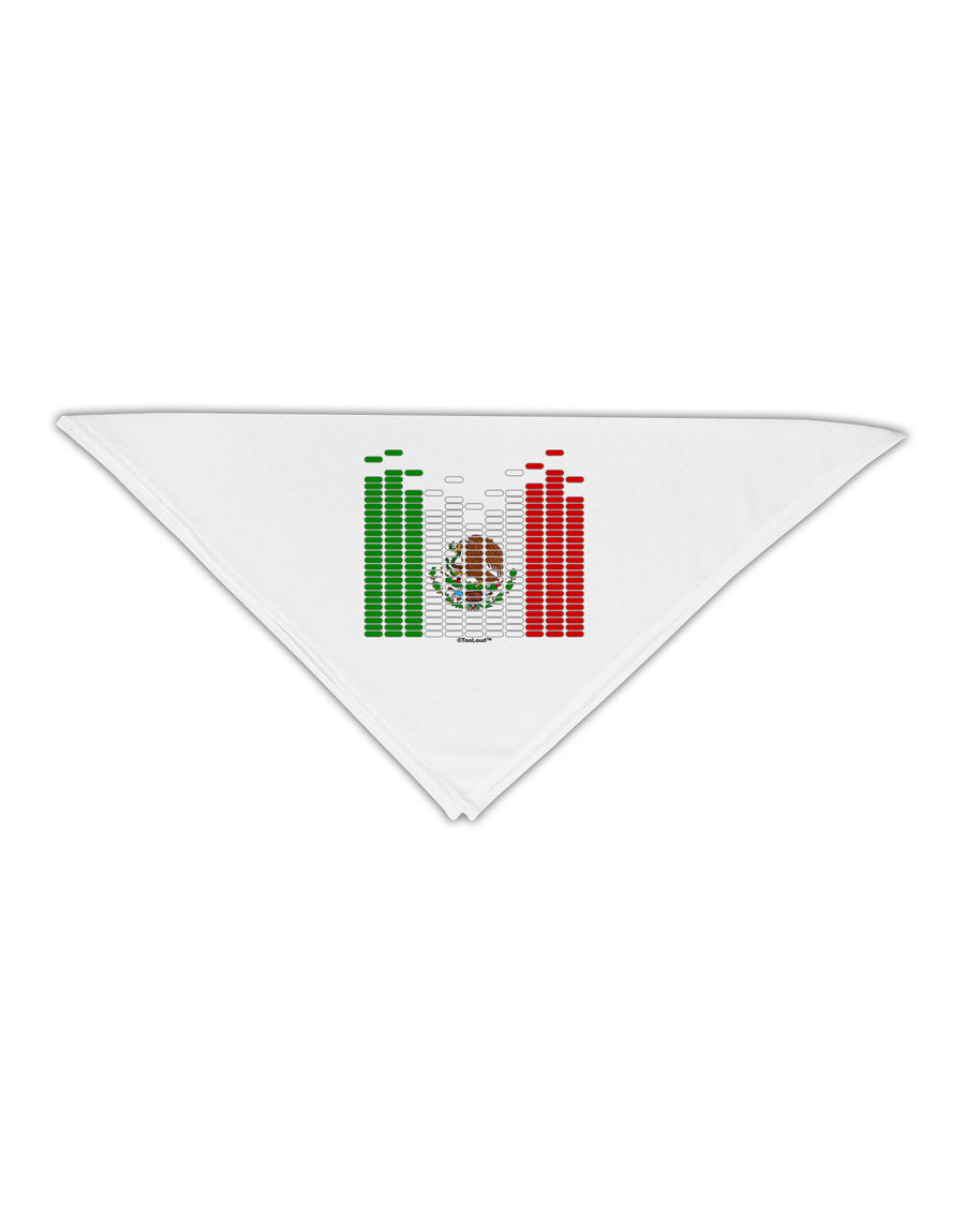 Mexican Flag Levels - Cinco De Mayo Adult 19" Square Bandana-Square Bandanas-TooLoud-White-One-Size-Adult-Davson Sales