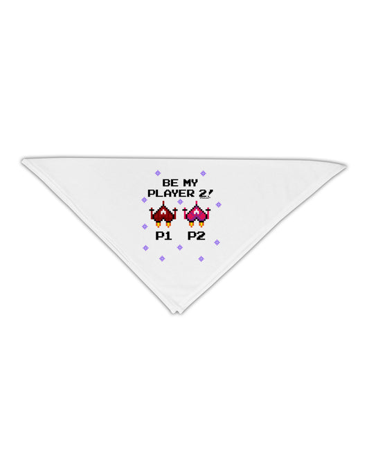 Be My Player 2 Adult 19" Square Bandana-Square Bandanas-TooLoud-White-One-Size-Adult-Davson Sales