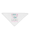 The Best Thing to Hold Onto in Life is Each Other - Color Adult 19&#x22; Square Bandana-Square Bandanas-TooLoud-White-One-Size-Adult-Davson Sales