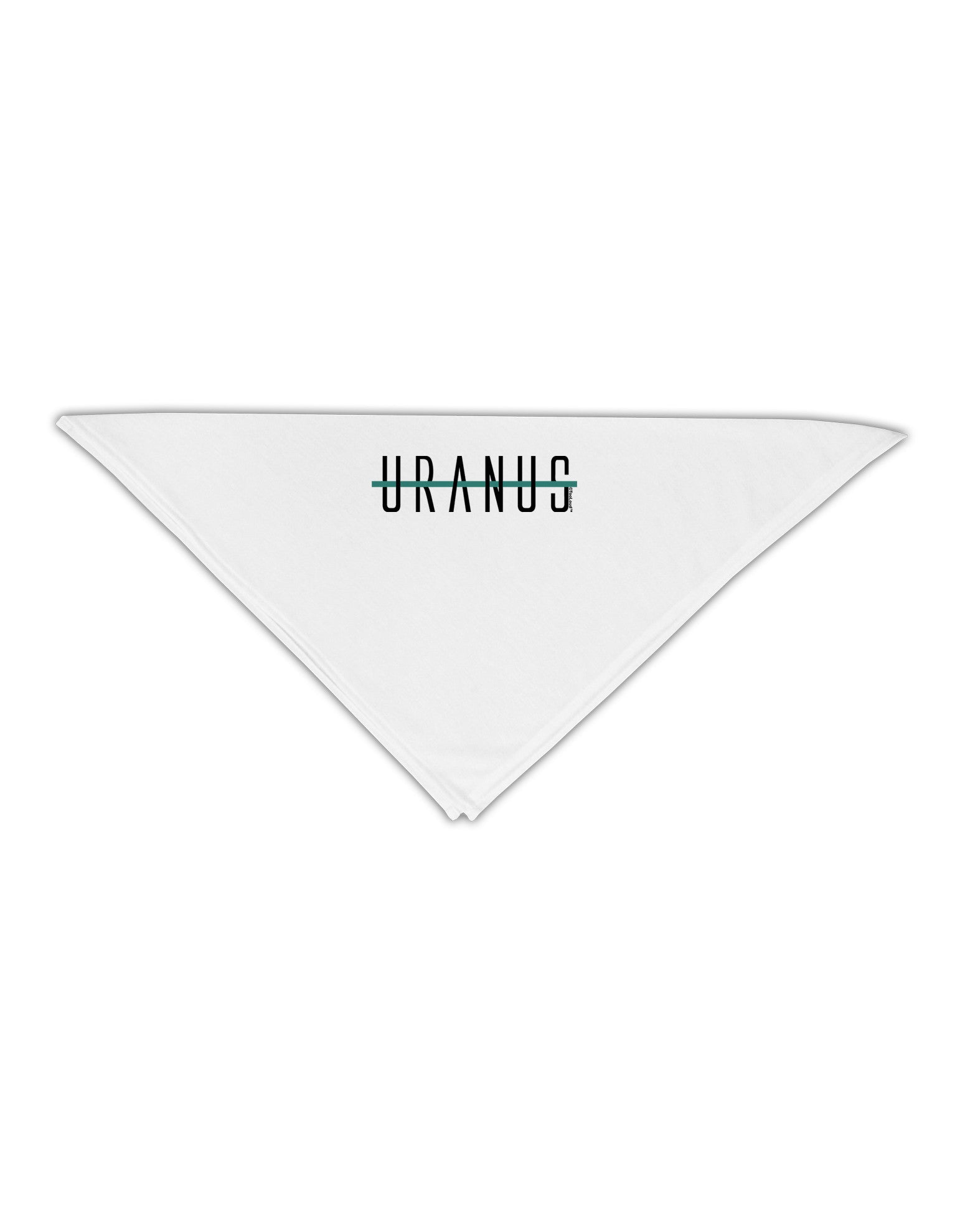 Planet Uranus Text Only Adult 19" Square Bandana-Square Bandanas-TooLoud-White-One-Size-Adult-Davson Sales