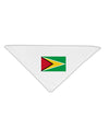 TooLoud Guyana Flag Adult 19 Inch Square Bandana-Bandanas-TooLoud-White-One-Size-Adult-Davson Sales