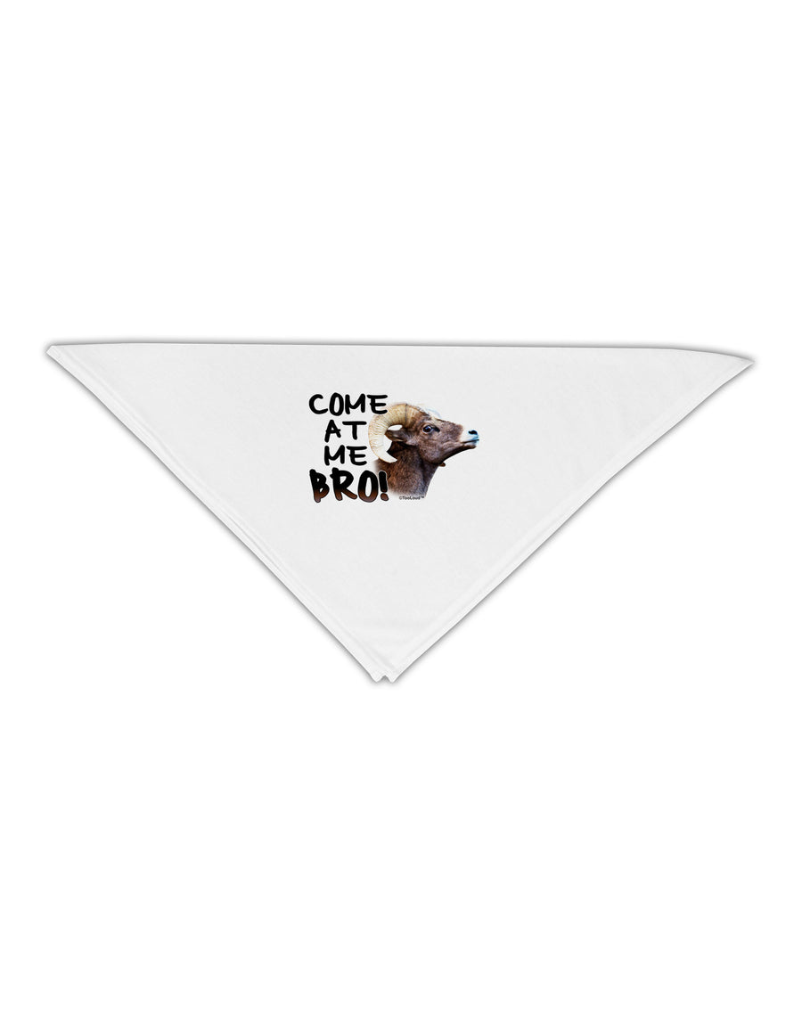 Come At Me Bro Big Horn Adult 19&#x22; Square Bandana-Square Bandanas-TooLoud-White-One-Size-Adult-Davson Sales