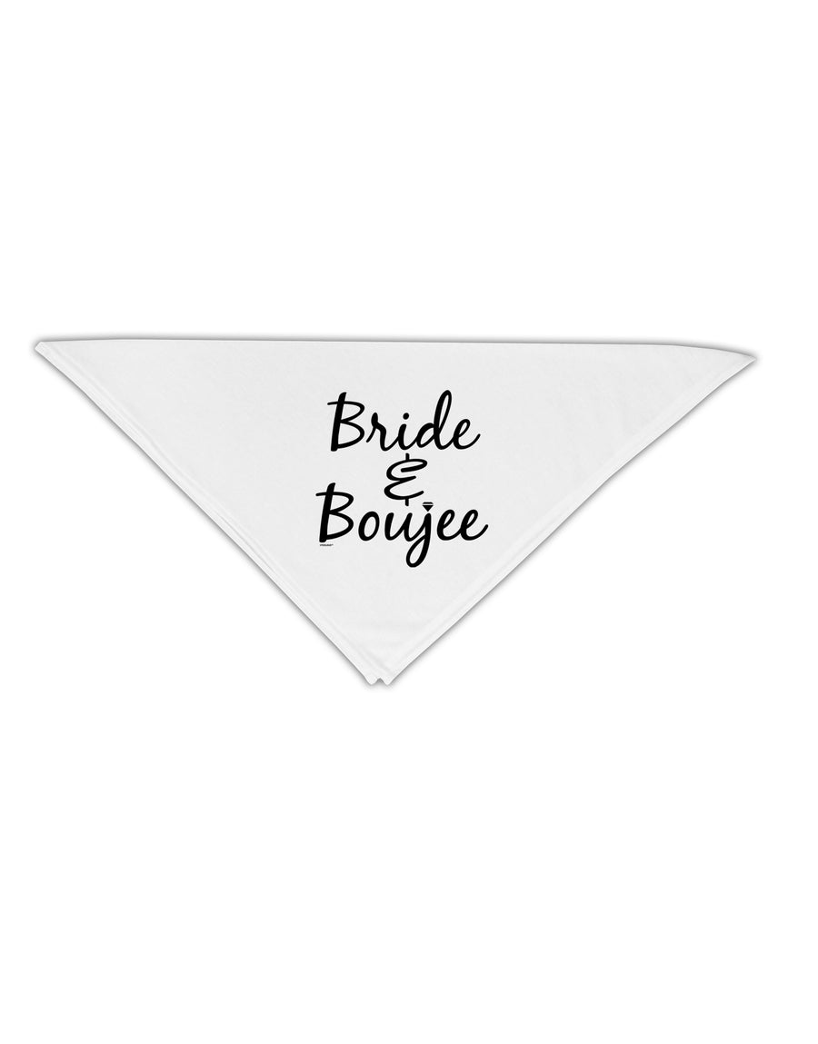 TooLoud Bride and Boujee Adult 19 Inch Square Bandana-Bandanas-TooLoud-White-One-Size-Adult-Davson Sales