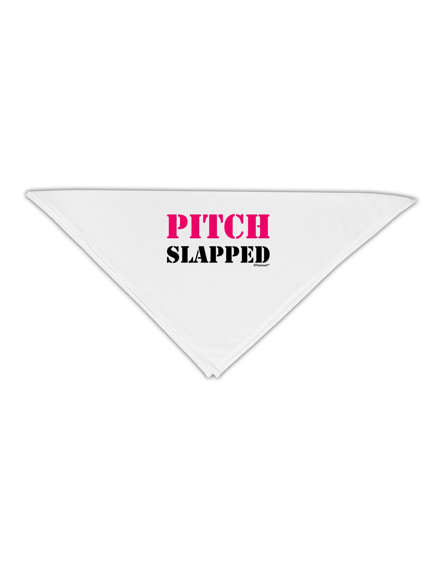 Pitch Slapped - Pink Adult 19" Square Bandana-Square Bandanas-TooLoud-White-One-Size-Adult-Davson Sales