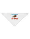 Stop Staring At My Bass Adult 19&#x22; Square Bandana-Square Bandanas-TooLoud-White-One-Size-Adult-Davson Sales