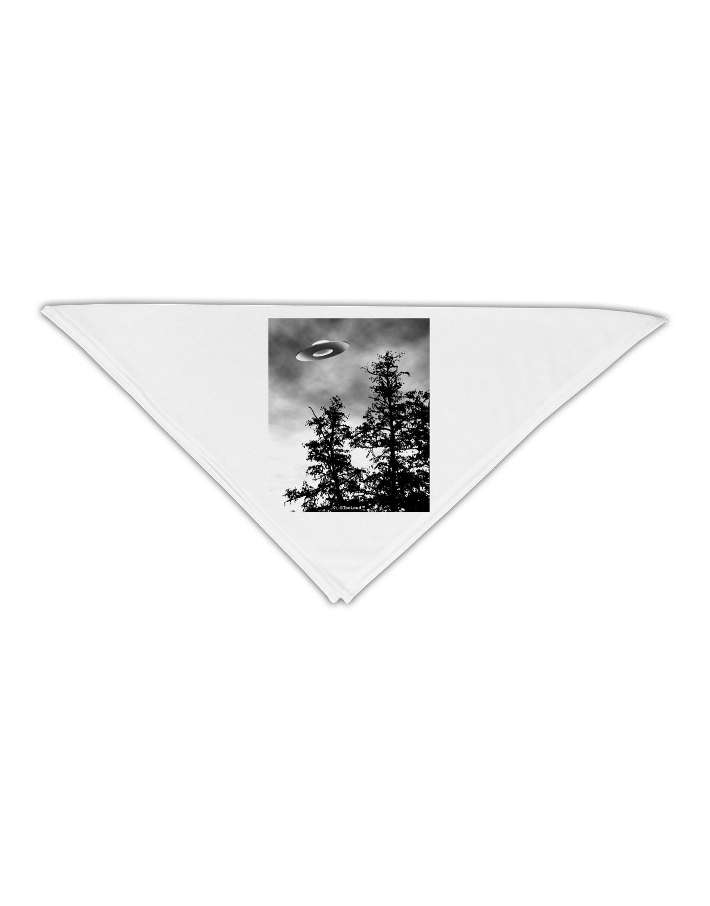 UFO Sighting - Extraterrestrial Adult 19" Square Bandana by TooLoud-Square Bandanas-TooLoud-White-One-Size-Adult-Davson Sales