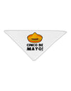 Sombrero Design - Cinco de Mayo Adult 19&#x22; Square Bandana by TooLoud-Square Bandanas-TooLoud-White-One-Size-Adult-Davson Sales