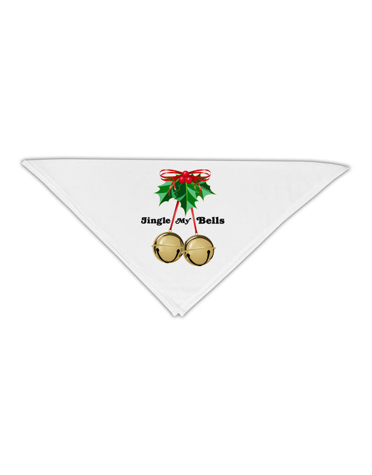 Jingle My Bells Adult 19&#x22; Square Bandana-Square Bandanas-TooLoud-White-One-Size-Adult-Davson Sales