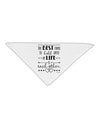 The Best Thing to Hold Onto in Life is Each Other Adult 19&#x22; Square Bandana-Square Bandanas-TooLoud-White-One-Size-Adult-Davson Sales