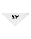 Three French Hens Adult 19&#x22; Square Bandana-Square Bandanas-TooLoud-White-One-Size-Adult-Davson Sales