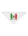 Mexican Flag Levels - Cinco De Mayo Text Adult 19" Square Bandana-Square Bandanas-TooLoud-White-One-Size-Adult-Davson Sales