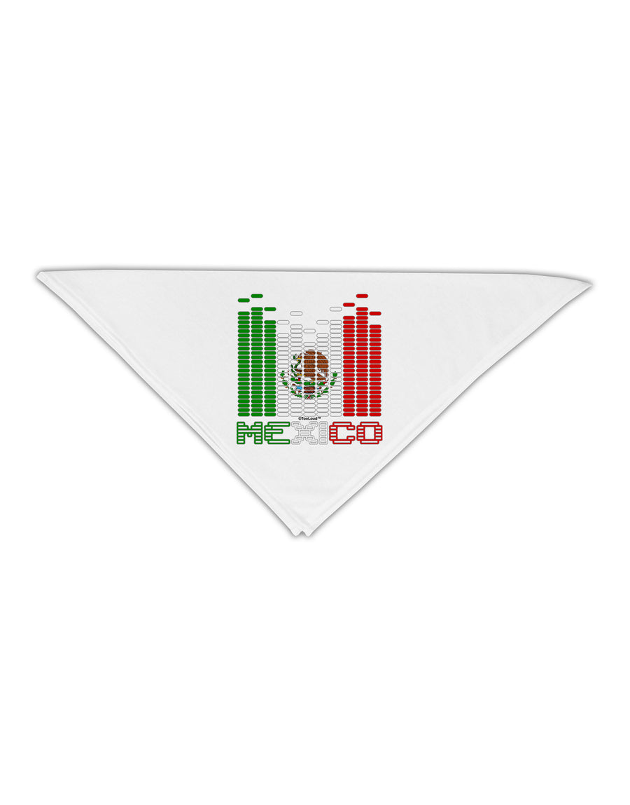 Mexican Flag Levels - Cinco De Mayo Text Adult 19" Square Bandana-Square Bandanas-TooLoud-White-One-Size-Adult-Davson Sales