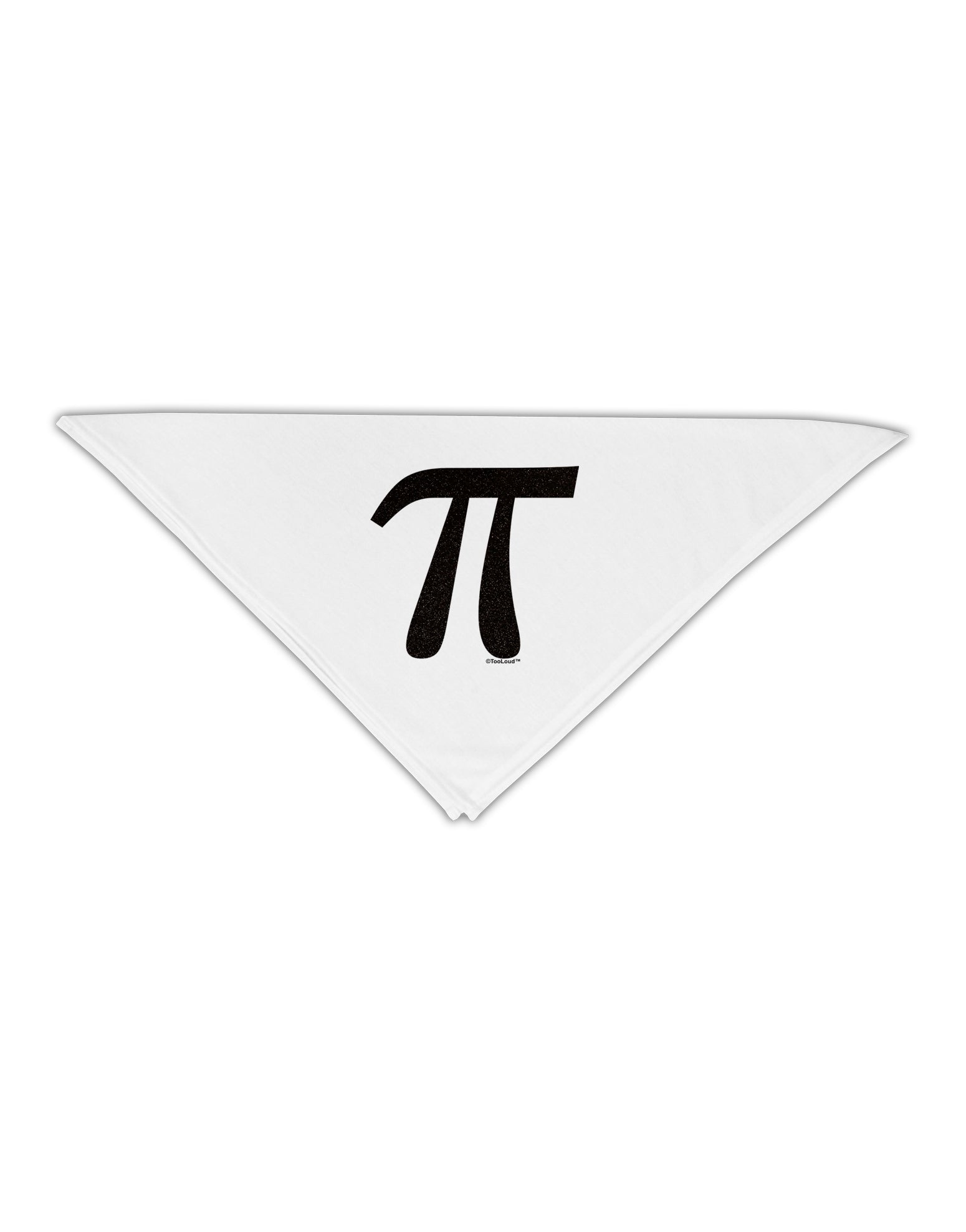 Pi Symbol Glitter - Black Adult 19" Square Bandana by TooLoud-Square Bandanas-TooLoud-White-One-Size-Adult-Davson Sales