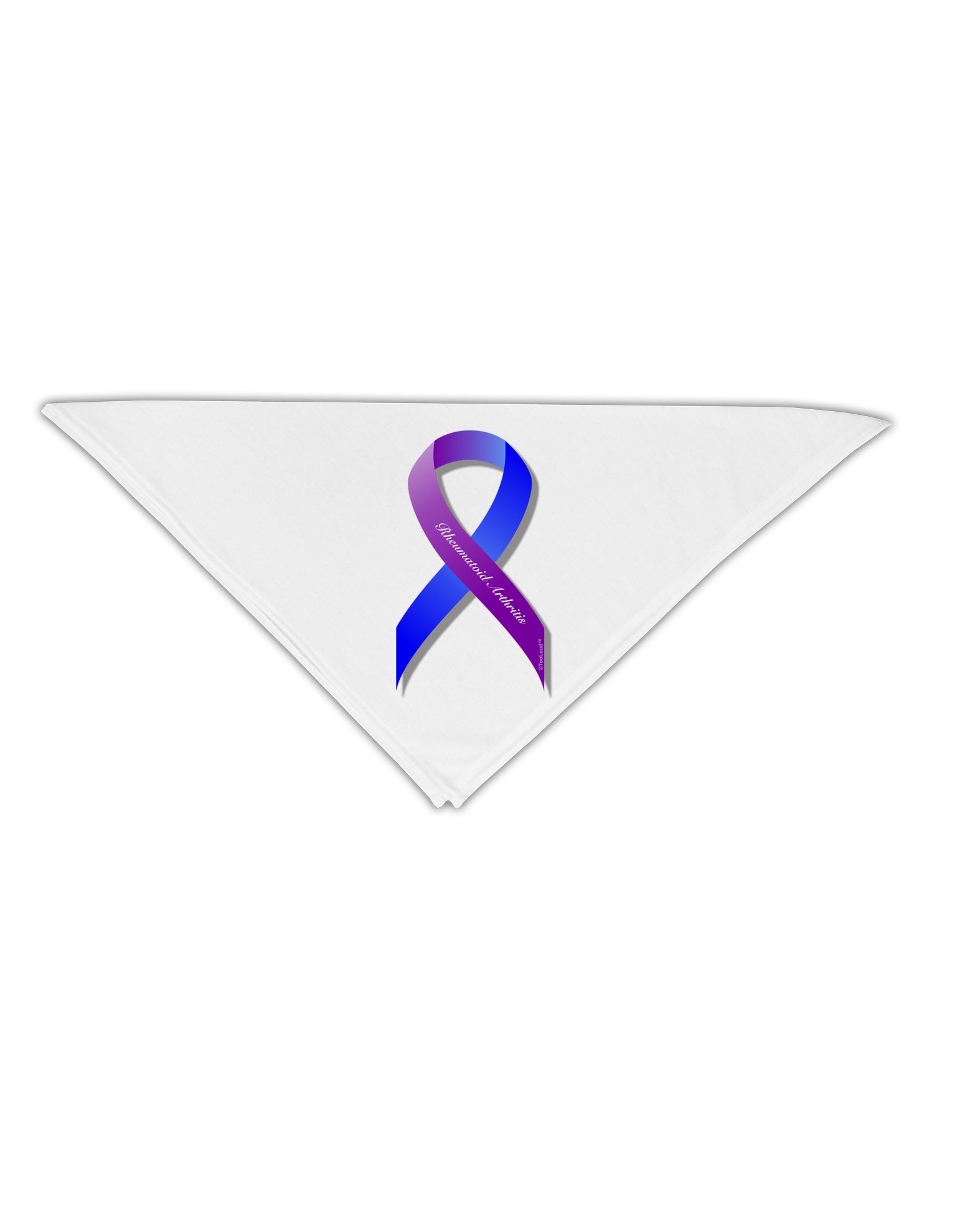 TooLoud Rheumatoid Arthritis Adult 19 Inch Square Bandana-Bandanas-TooLoud-White-One-Size-Adult-Davson Sales