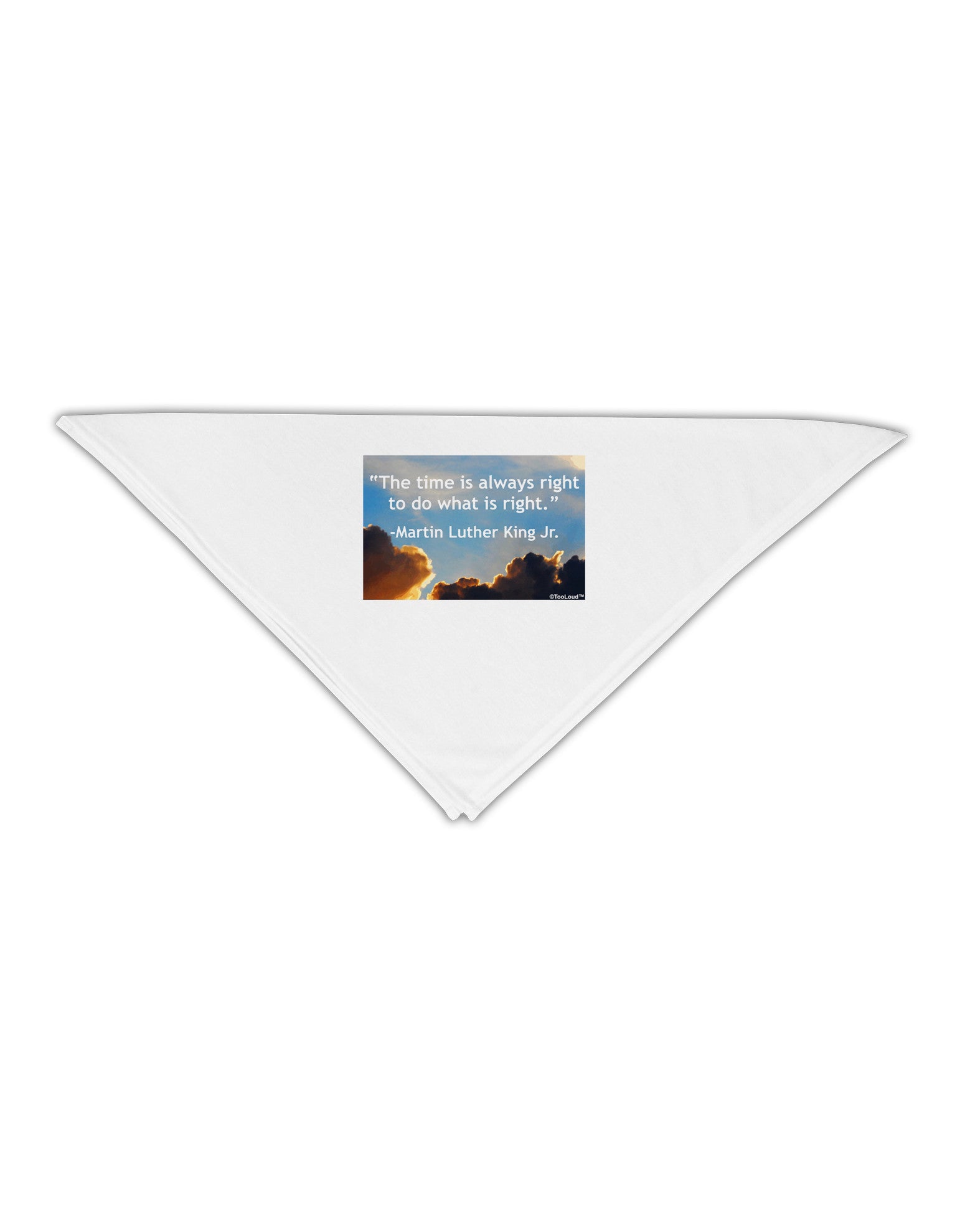 The Time Is Always Right Adult 19" Square Bandana-Square Bandanas-TooLoud-White-One-Size-Adult-Davson Sales