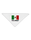 Mexcellent - Mexican Flag Adult 19" Square Bandana-Square Bandanas-TooLoud-White-One-Size-Adult-Davson Sales