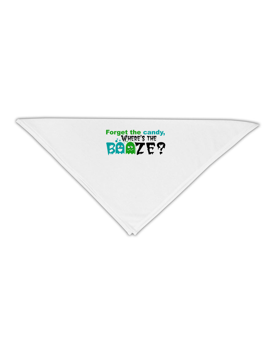 Where's The Booze Adult 19" Square Bandana-Square Bandanas-TooLoud-White-One-Size-Adult-Davson Sales