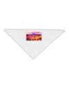 Colorful Colorado Mountains Adult 19&#x22; Square Bandana-Square Bandanas-TooLoud-White-One-Size-Adult-Davson Sales