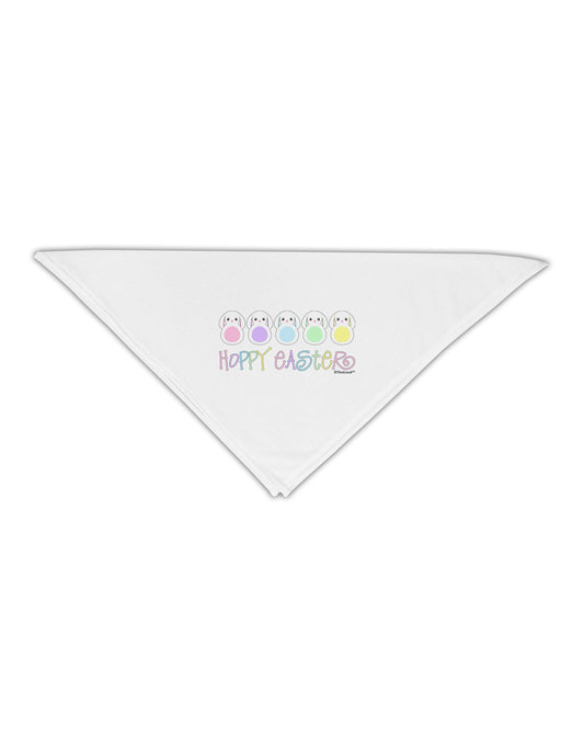 Cute Pastel Bunnies - Hoppy Easter Adult 19&#x22; Square Bandana by TooLoud-Square Bandanas-TooLoud-White-One-Size-Adult-Davson Sales