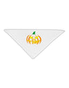 Happy Halloween Jack Yellow Adult 19&#x22; Square Bandana-Square Bandanas-TooLoud-White-One-Size-Adult-Davson Sales