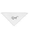 TooLoud Bride Adult 19 Inch Square Bandana-Bandanas-TooLoud-White-One-Size-Adult-Davson Sales