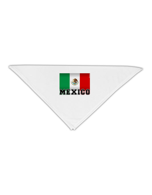 Mexico Flag Adult 19&#x22; Square Bandana-Square Bandanas-TooLoud-White-One-Size-Adult-Davson Sales