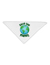 Save the Planet - Earth Adult 19&#x22; Square Bandana-Square Bandanas-TooLoud-White-One-Size-Adult-Davson Sales